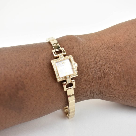 VENDOME AOYAMA: Pale Gold Genuine Diamond Watch - Picture 10 of 10